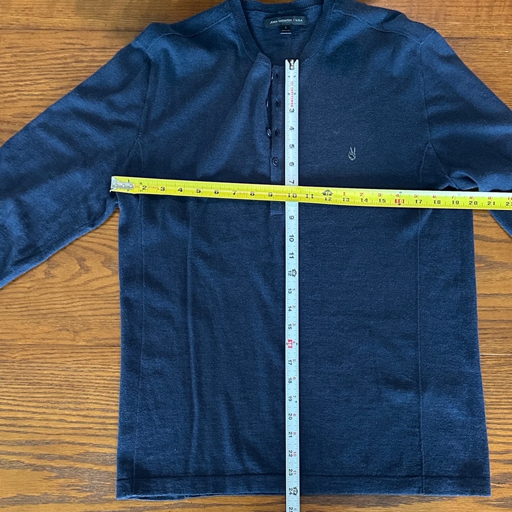 John Varvatos Midnight Blue Crewneck Sweater